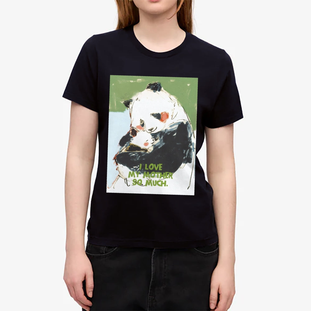 Happy Mother's Day Panda Japanese Style Women's Classic Tee