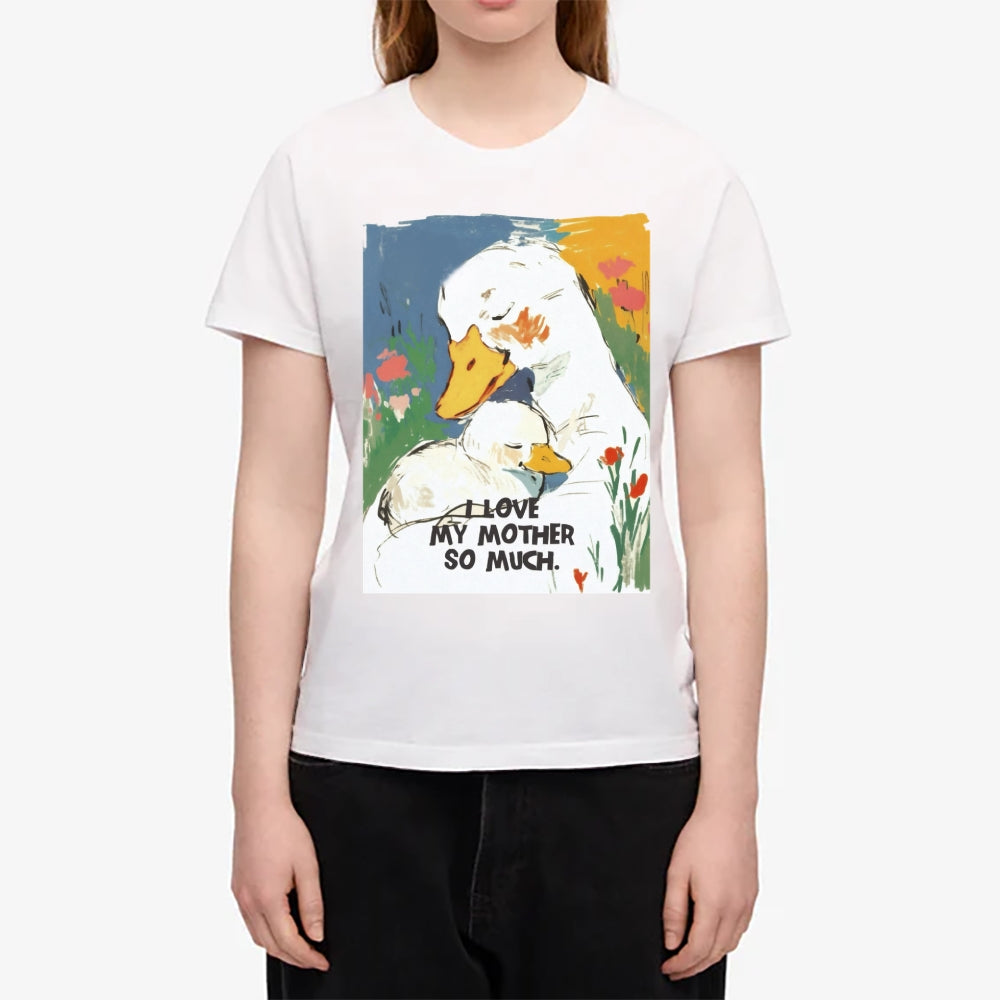Happy Mother's Day Duck Japanese Style Women's Classic Tee
