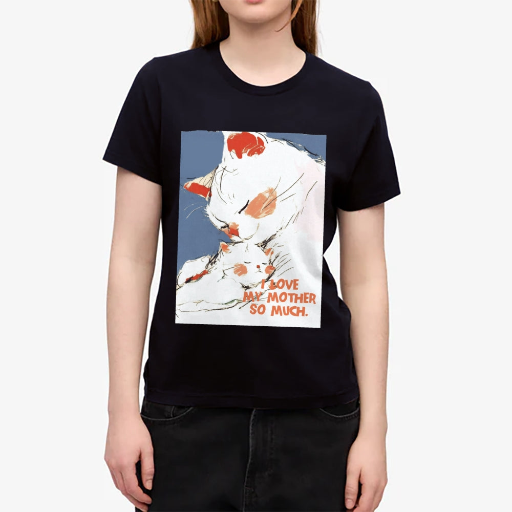 Happy Mother's Day Cat Japanese Style Women's Classic Tee