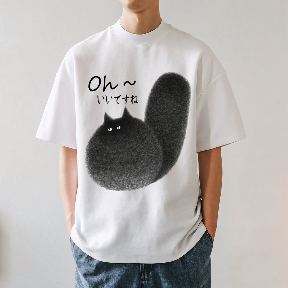 Black Cat Japanese Style Classic Tee