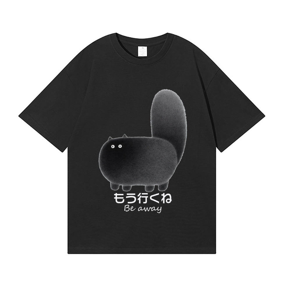 Black Cat Japanese Style Classic Tee