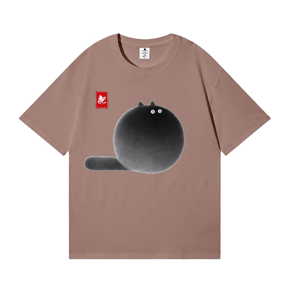 Black Cat Japanese Style Classic Tee
