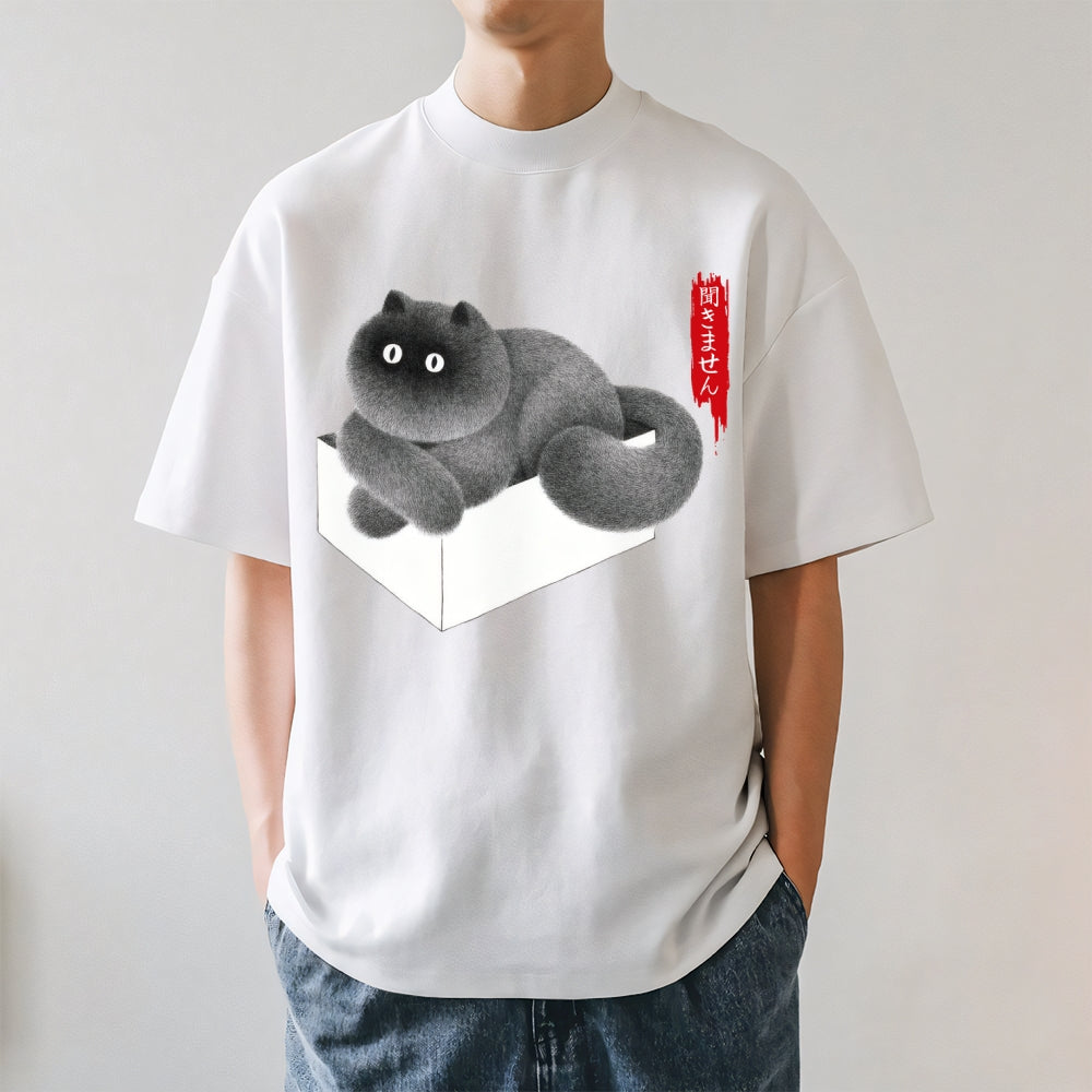 Black Cat Japanese Style Classic Tee