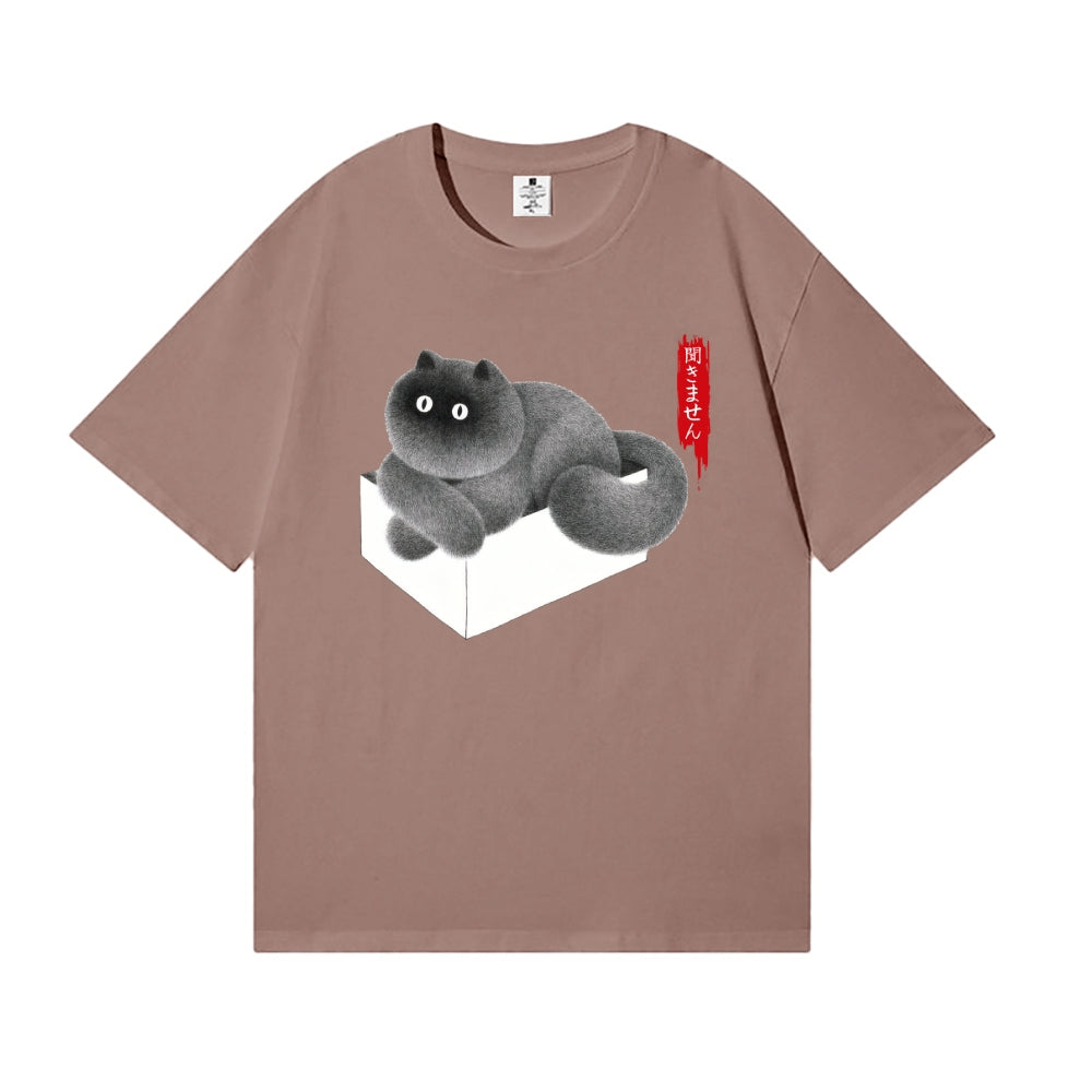 Black Cat Japanese Style Classic Tee