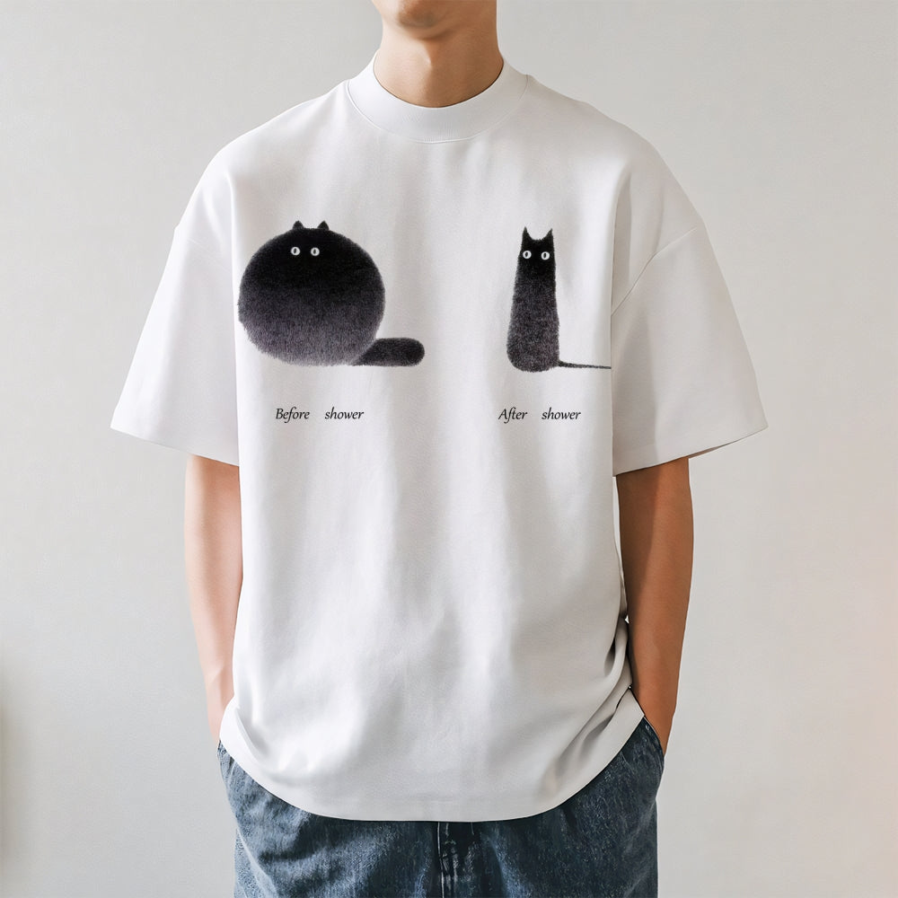 Black Cat Japanese Style Classic Tee