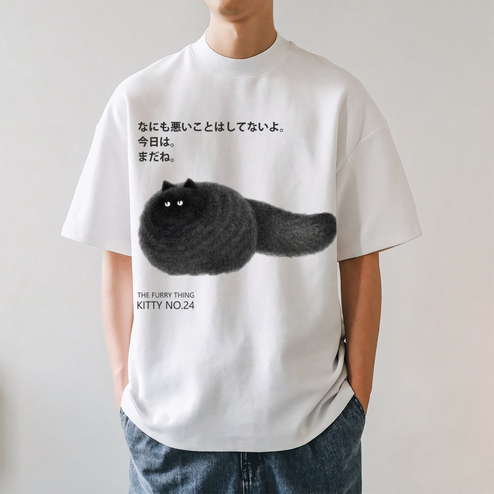 Black Cat Japanese Style Classic Tee