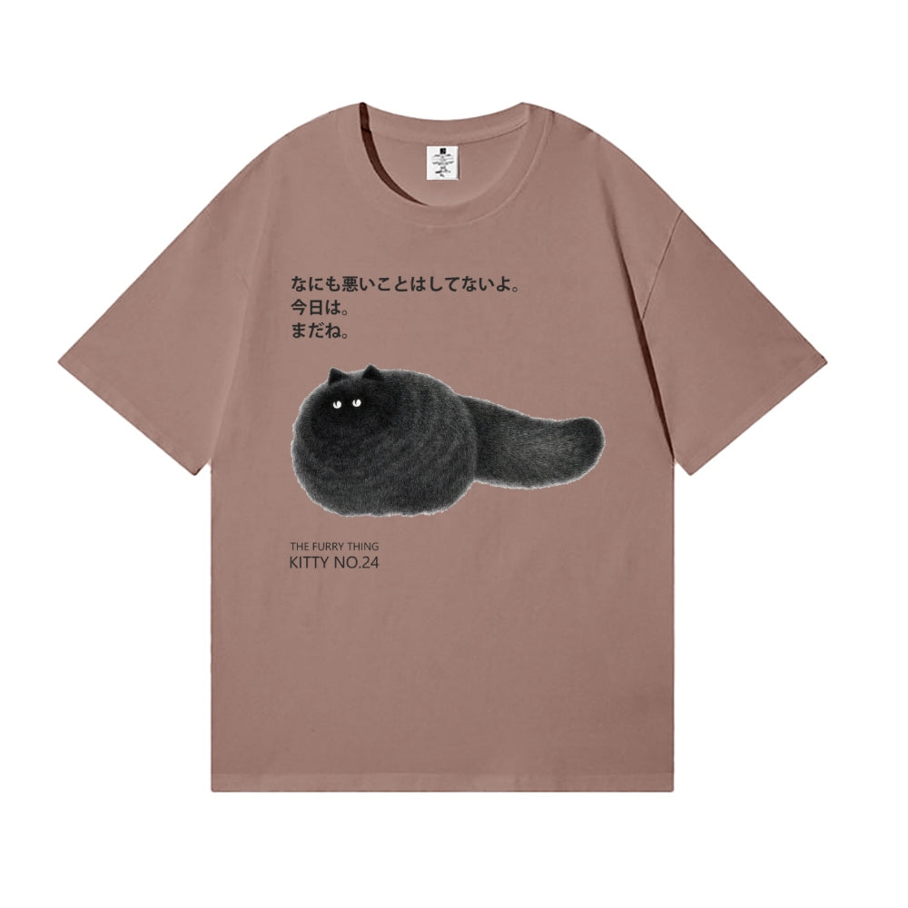 Black Cat Japanese Style Classic Tee