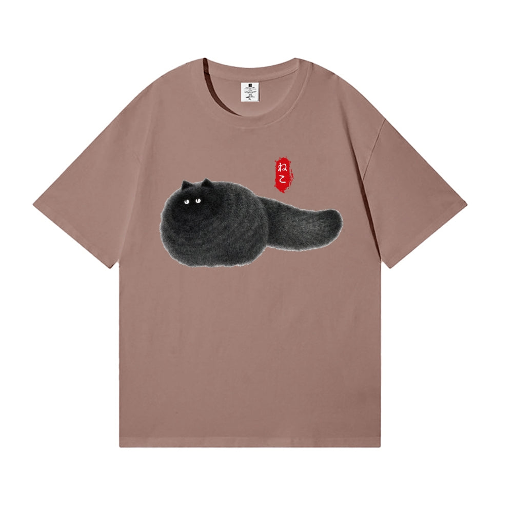 Black Cat Japanese Style Classic Tee