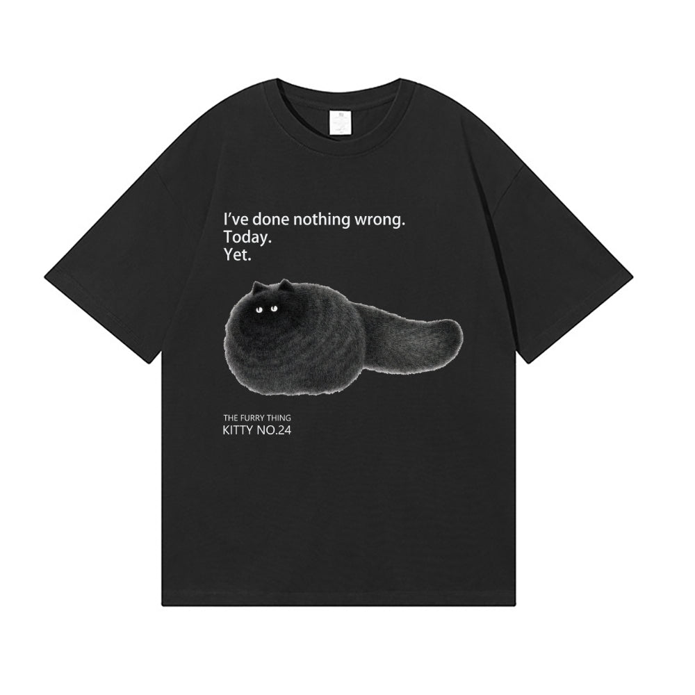 Black Cat Japanese Style Classic Tee