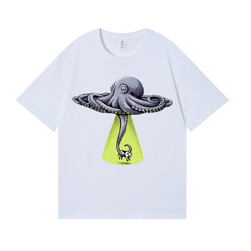 UFO Unidentifed Flying Octopus Japanese Style Classic Tee