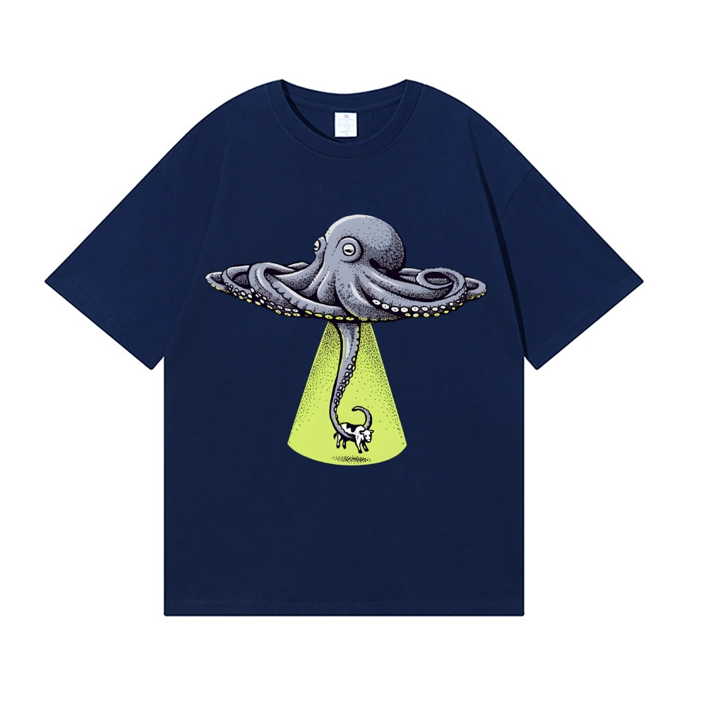 UFO Unidentifed Flying Octopus Japanese Style Classic Tee