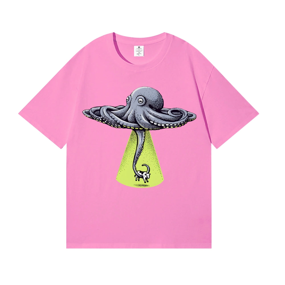 UFO Unidentifed Flying Octopus Japanese Style Classic Tee