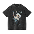 Jellyfish Vintage Wash Japanese Design T-Shirt
