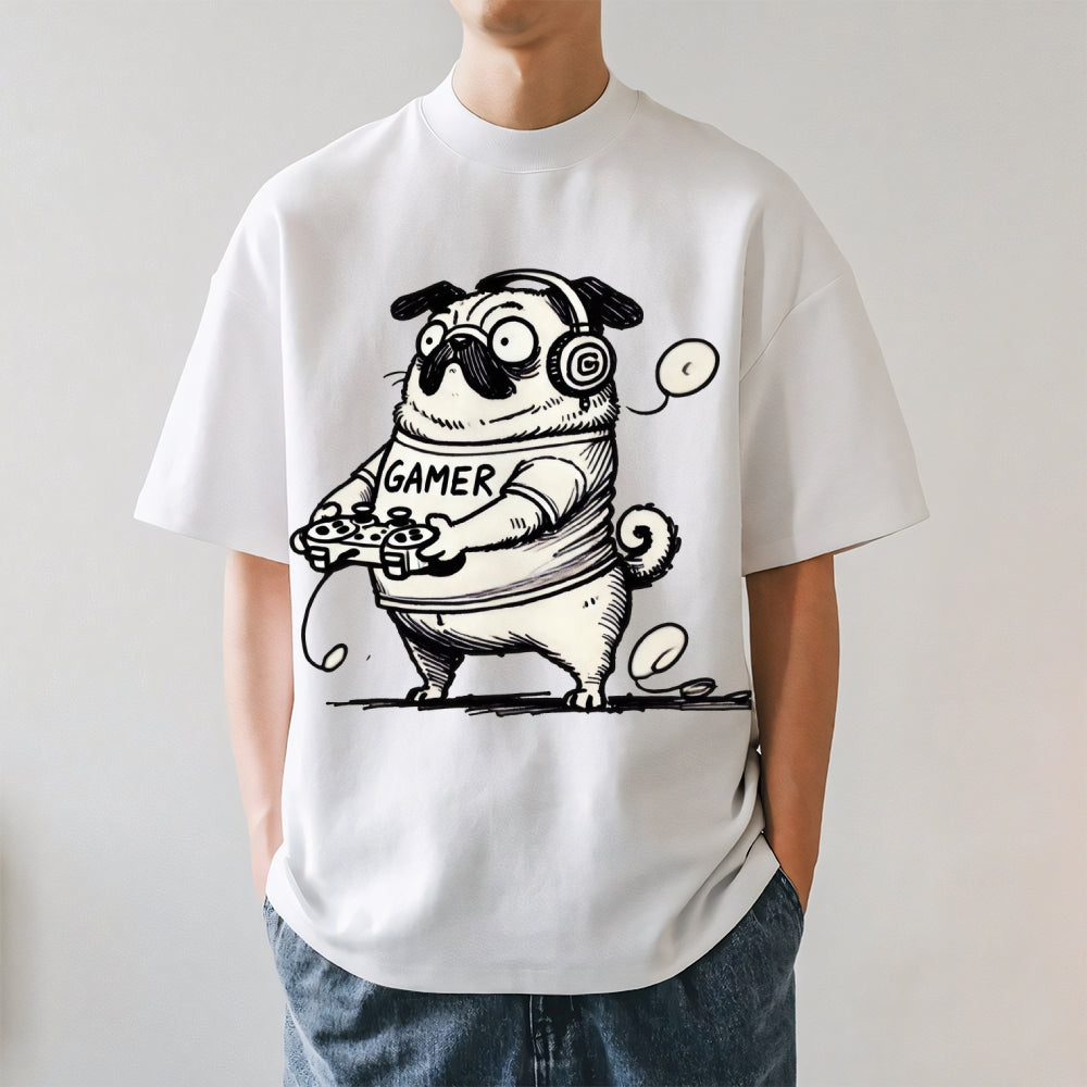Pug dog Japanese Style Classic Tee