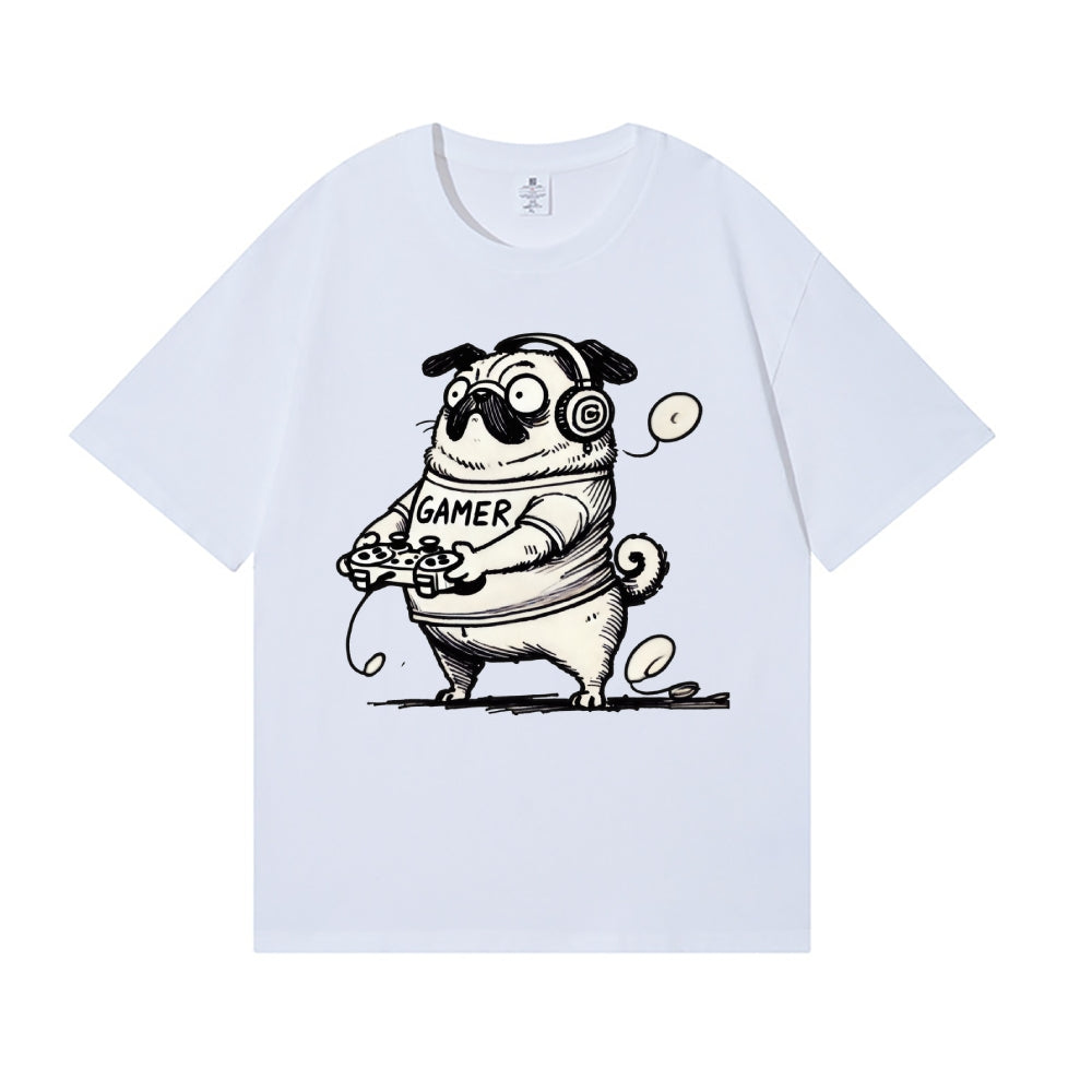 Pug dog Japanese Style Classic Tee