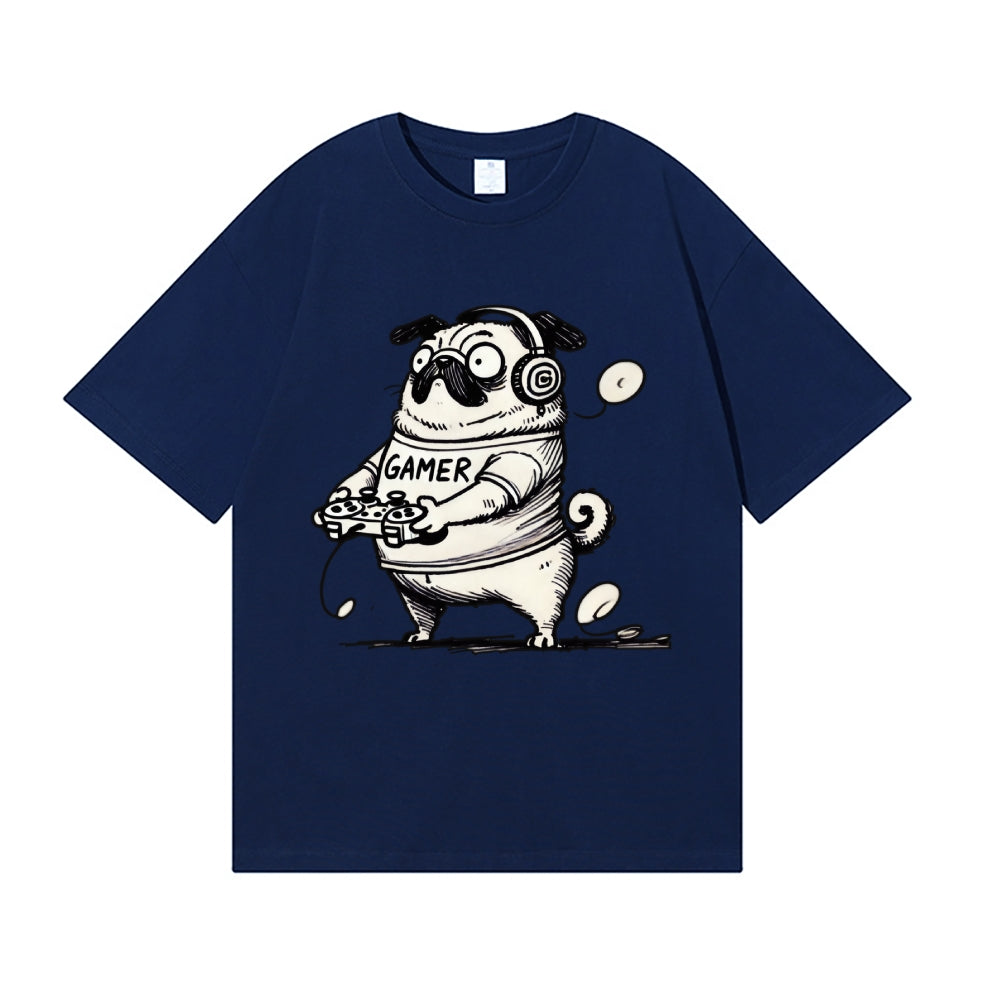 Pug dog Japanese Style Classic Tee