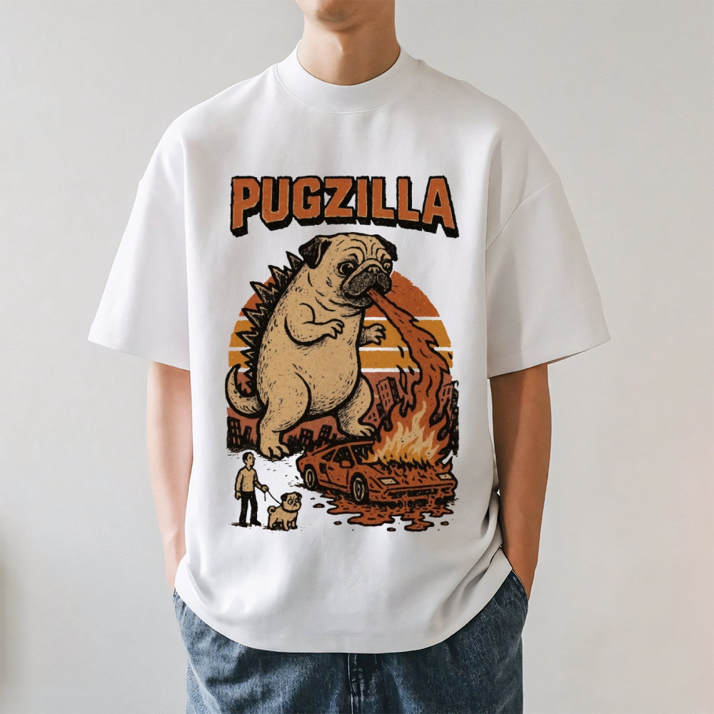 Pug dog Japanese Style Classic Tee