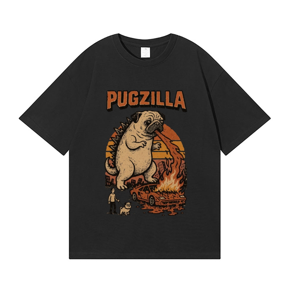Pug dog Japanese Style Classic Tee