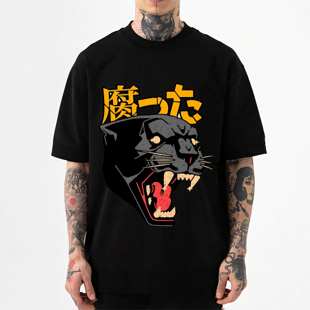 Black Panther Japanese Style Classic Tee