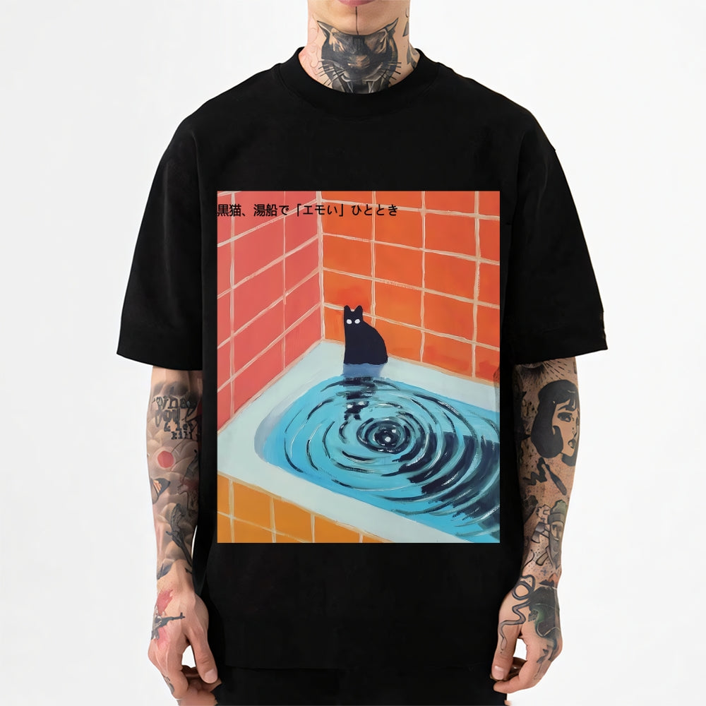 Cat Japanese Style Classic Tee