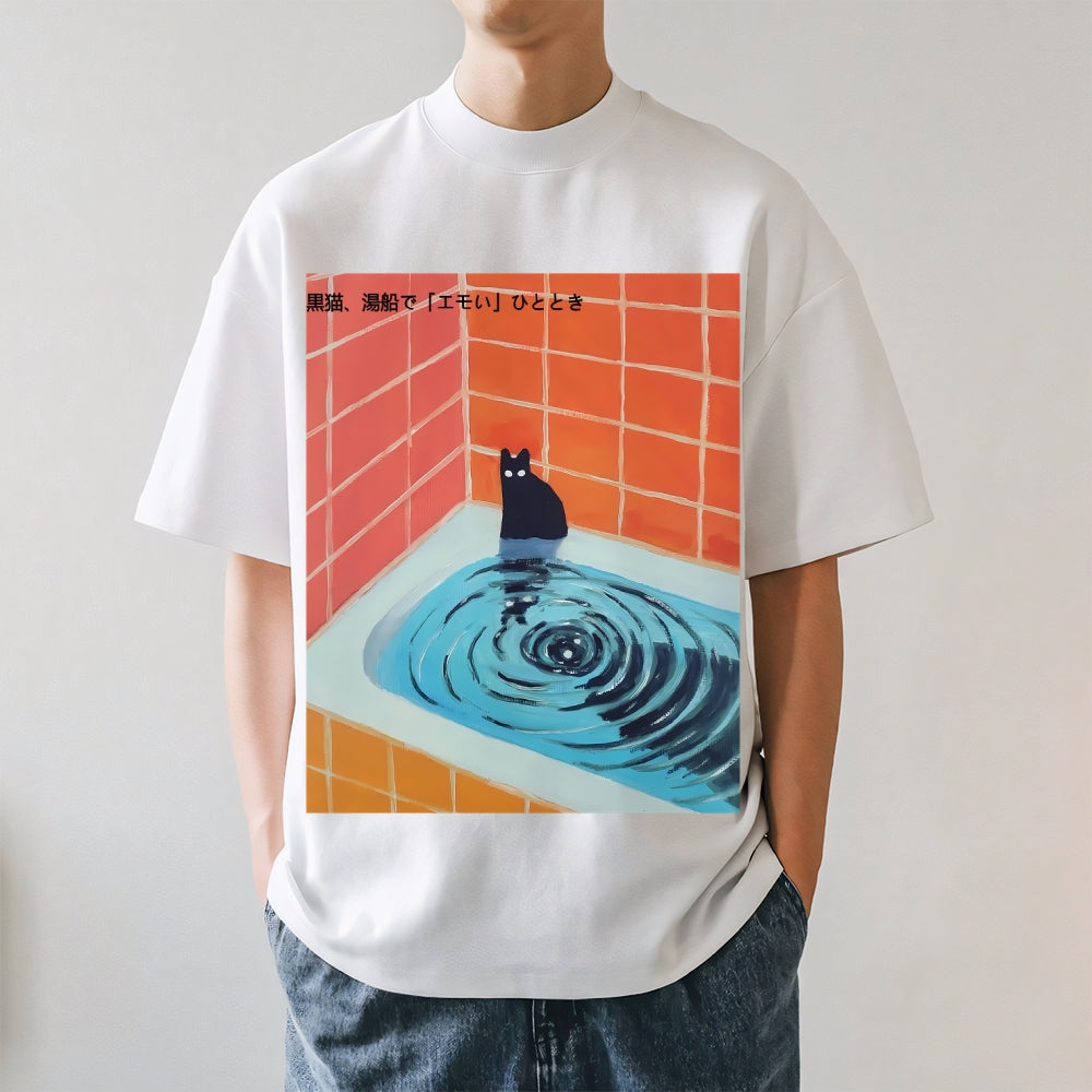 Cat Japanese Style Classic Tee