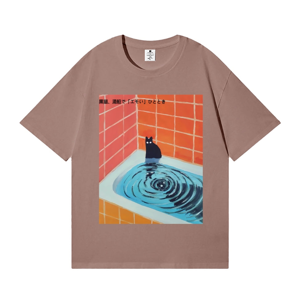 Cat Japanese Style Classic Tee