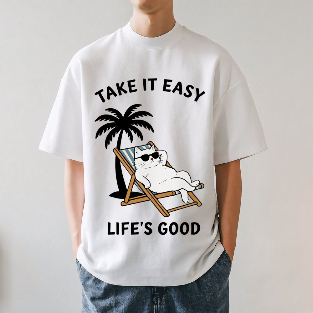 Summer Cat Japanese Style Classic Tee
