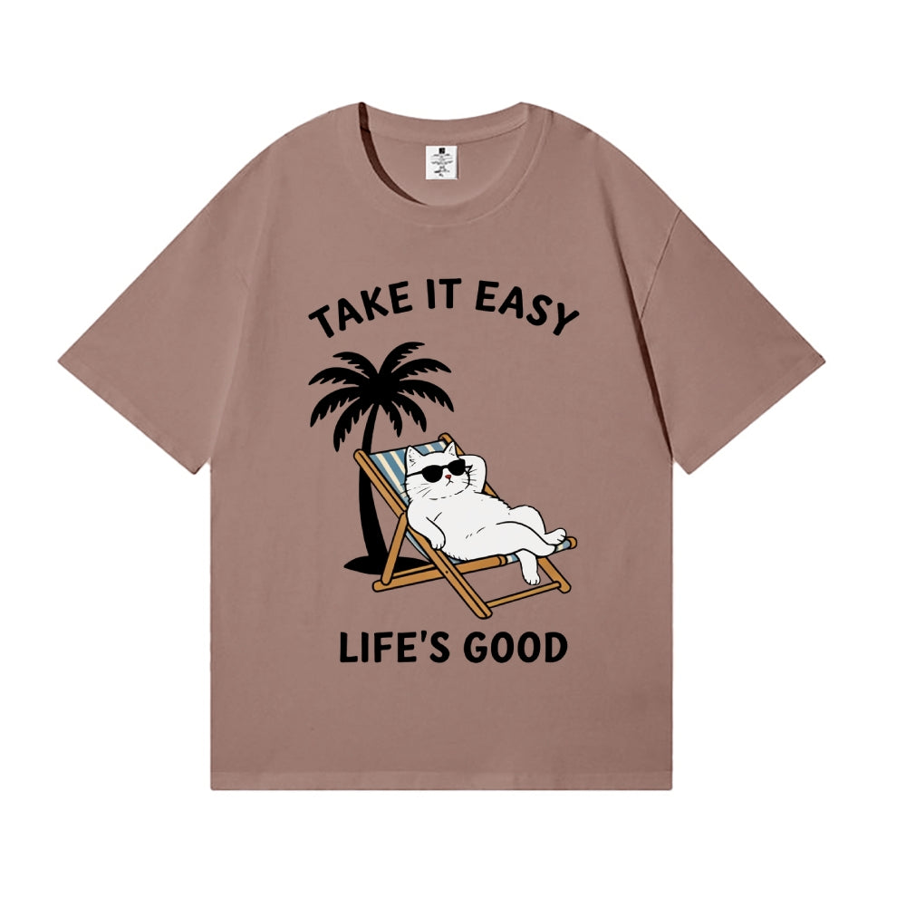 Summer Cat Japanese Style Classic Tee