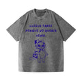Cat Vintage Wash Japanese Design T-Shirt