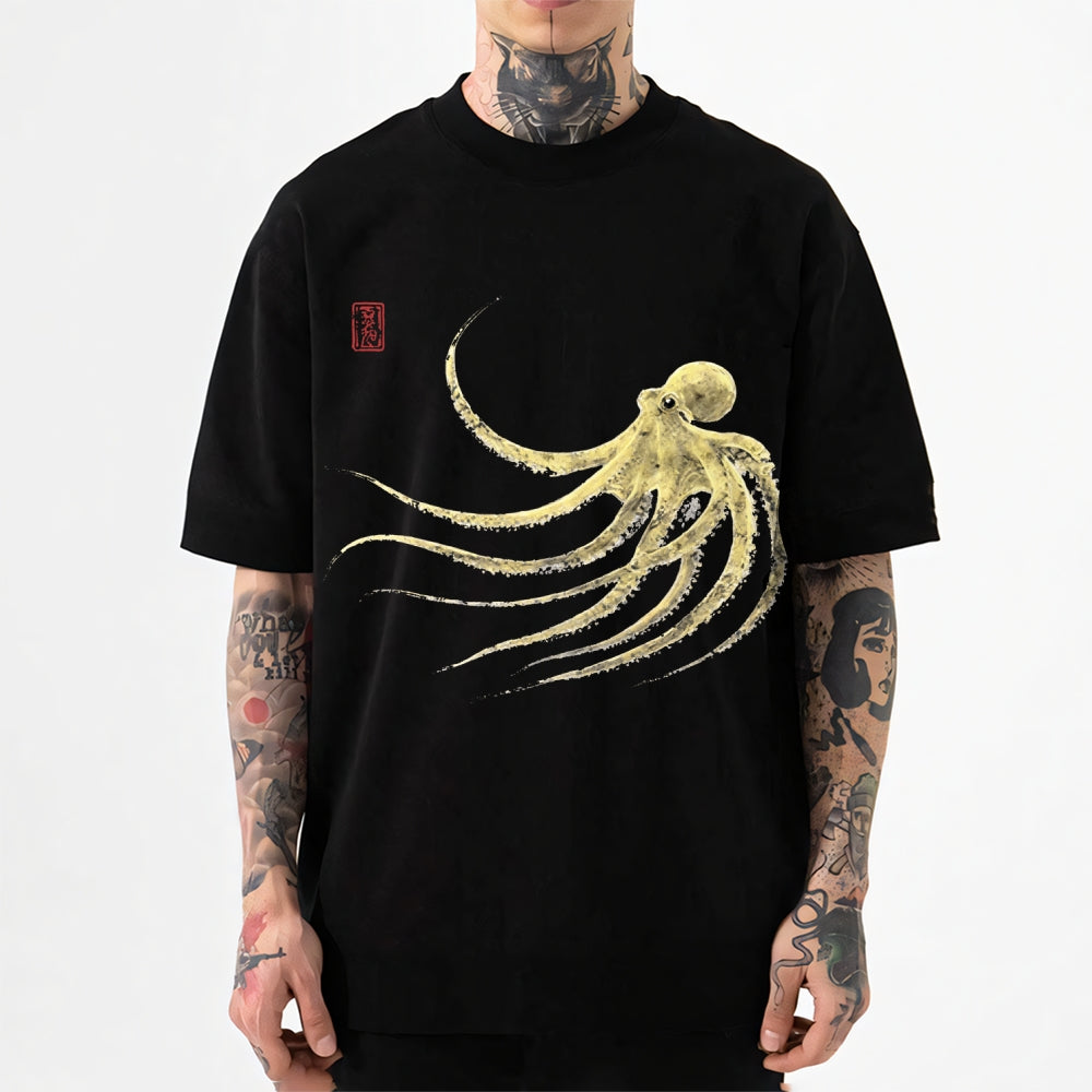 Ink Octopus Japanese Style Classic Tee