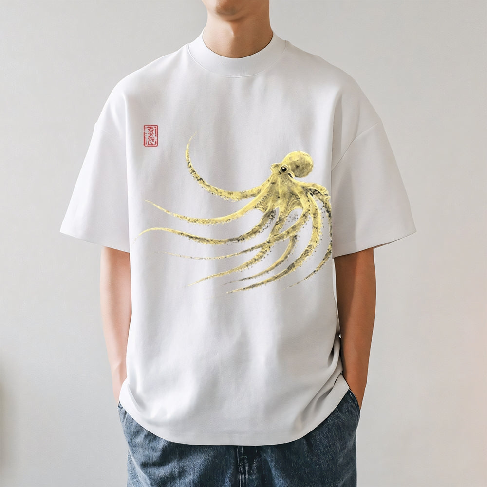 Ink Octopus Japanese Style Classic Tee