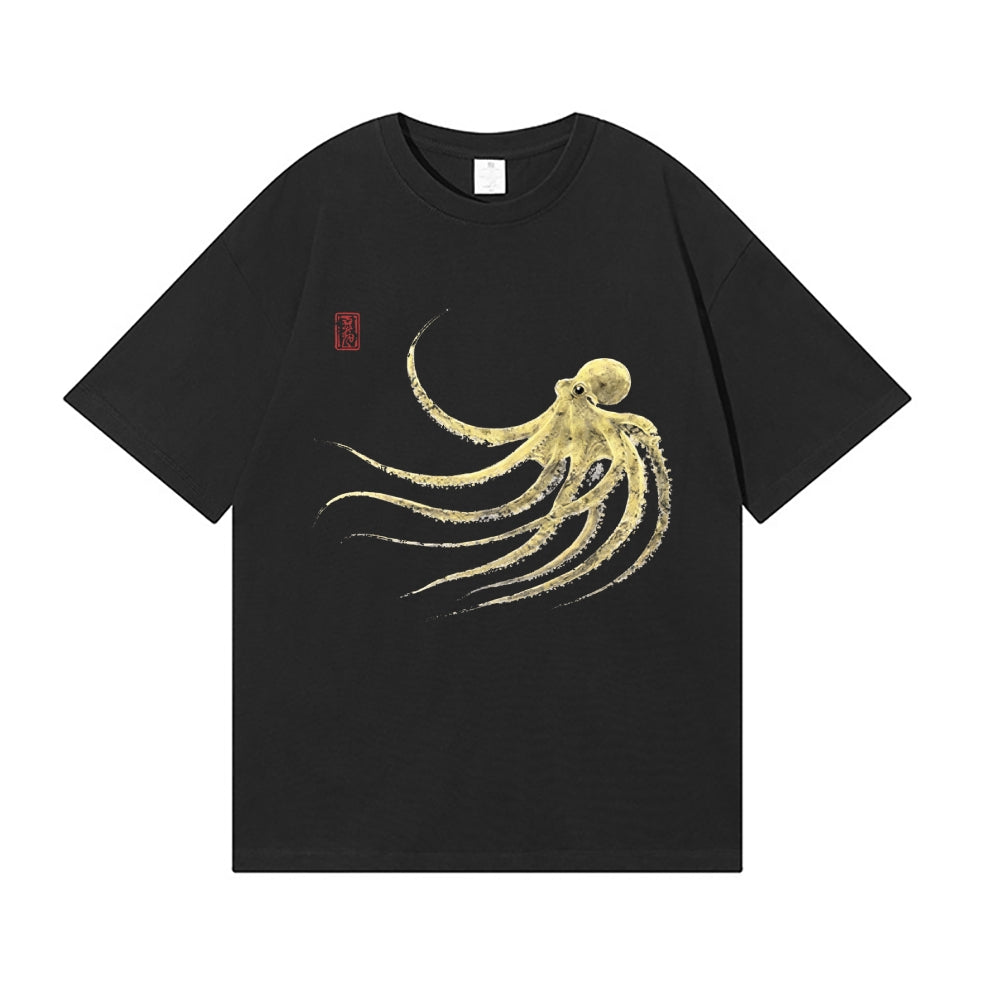 Ink Octopus Japanese Style Classic Tee