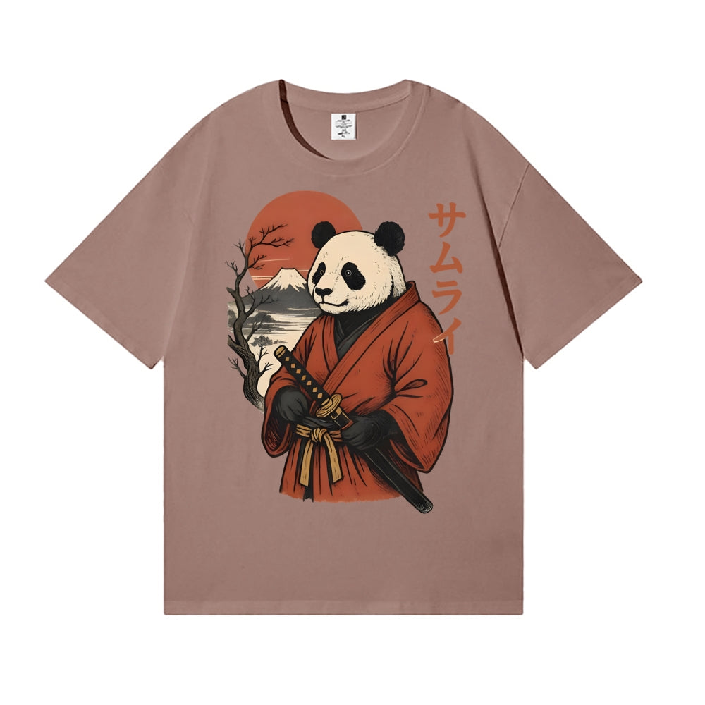 Panda Samurai Japanese Style Classic Tee