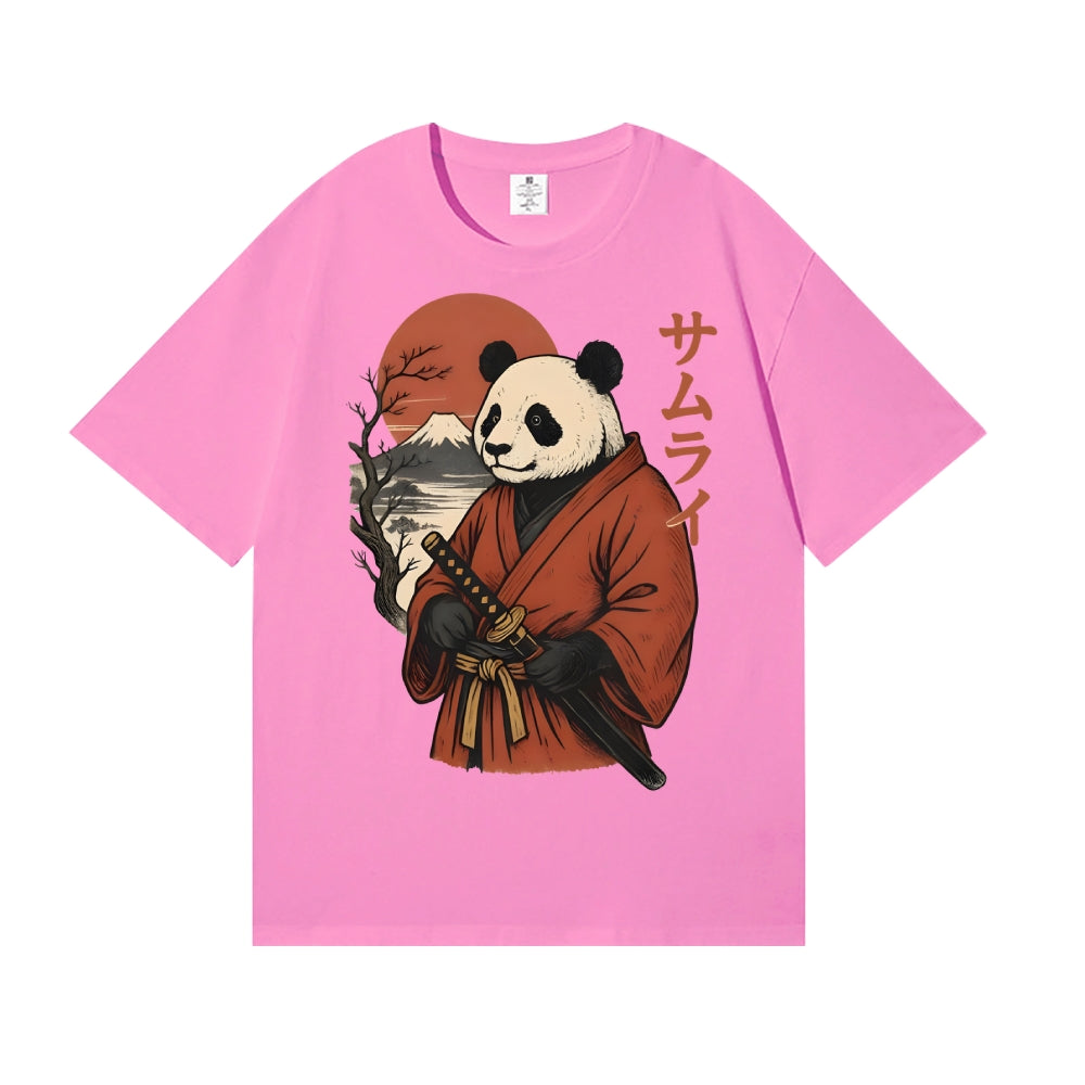 Panda Samurai Japanese Style Classic Tee