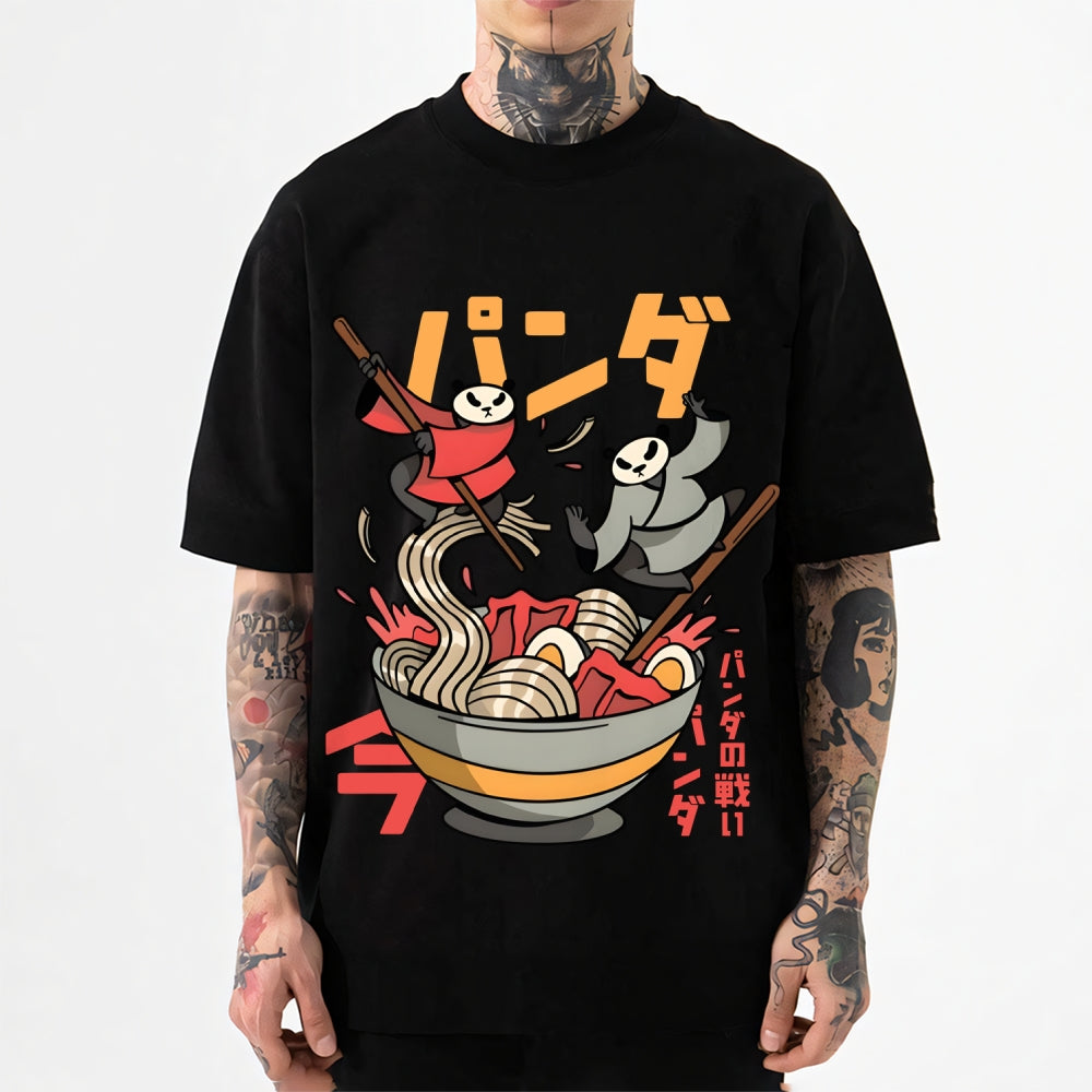 Panda Ramen Japanese Style Classic Tee