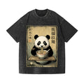 Panda Ramen Vintage Wash Japanese Design T-Shirt