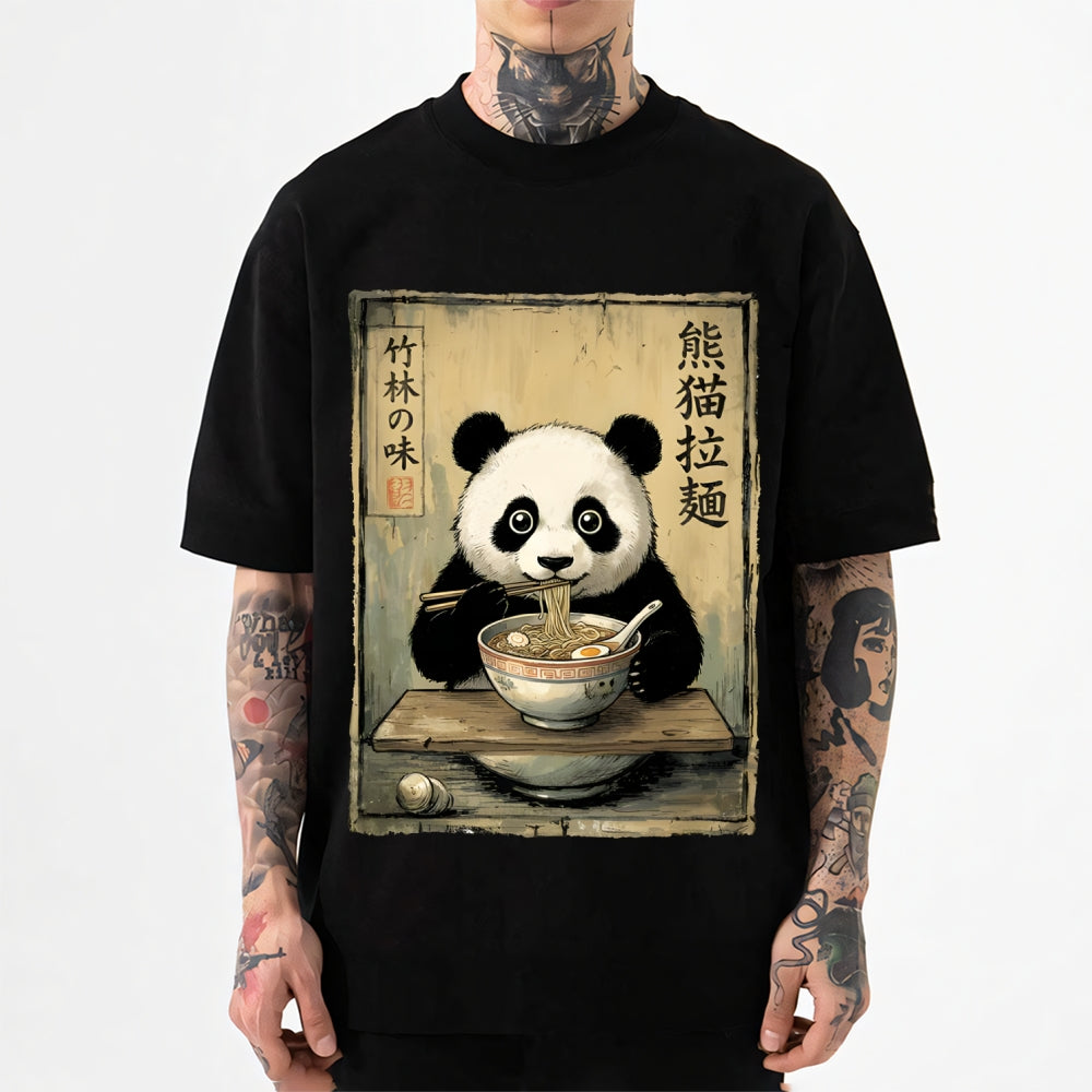 Panda Ramen Japanese Style Classic Tee