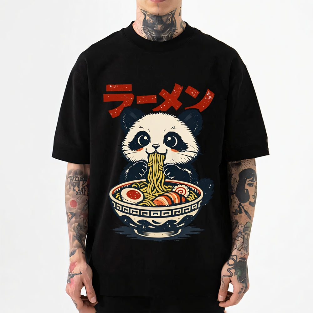 Panda Ramen Japanese Style Classic Tee
