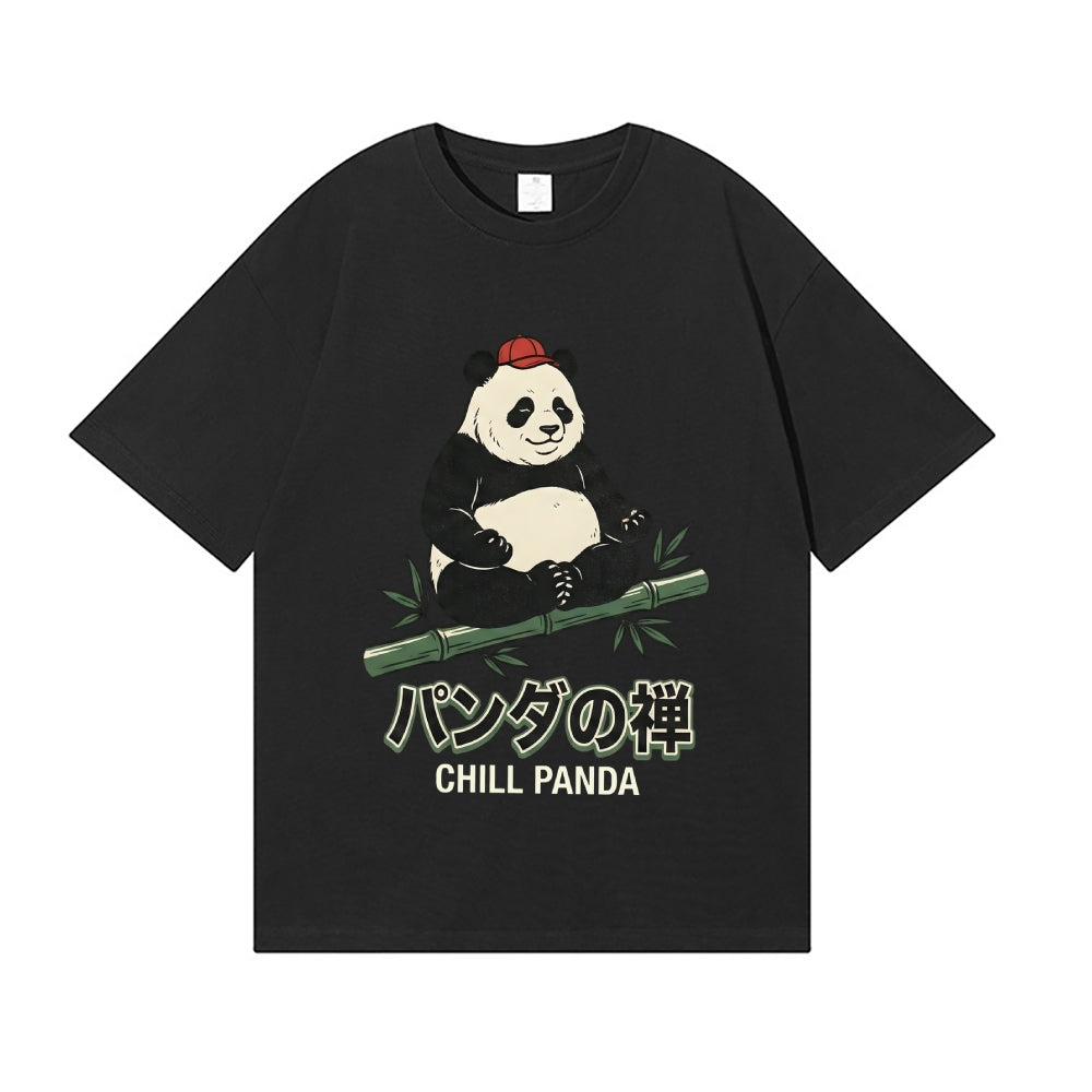 Panda Bamboo Japanese Style Classic Tee