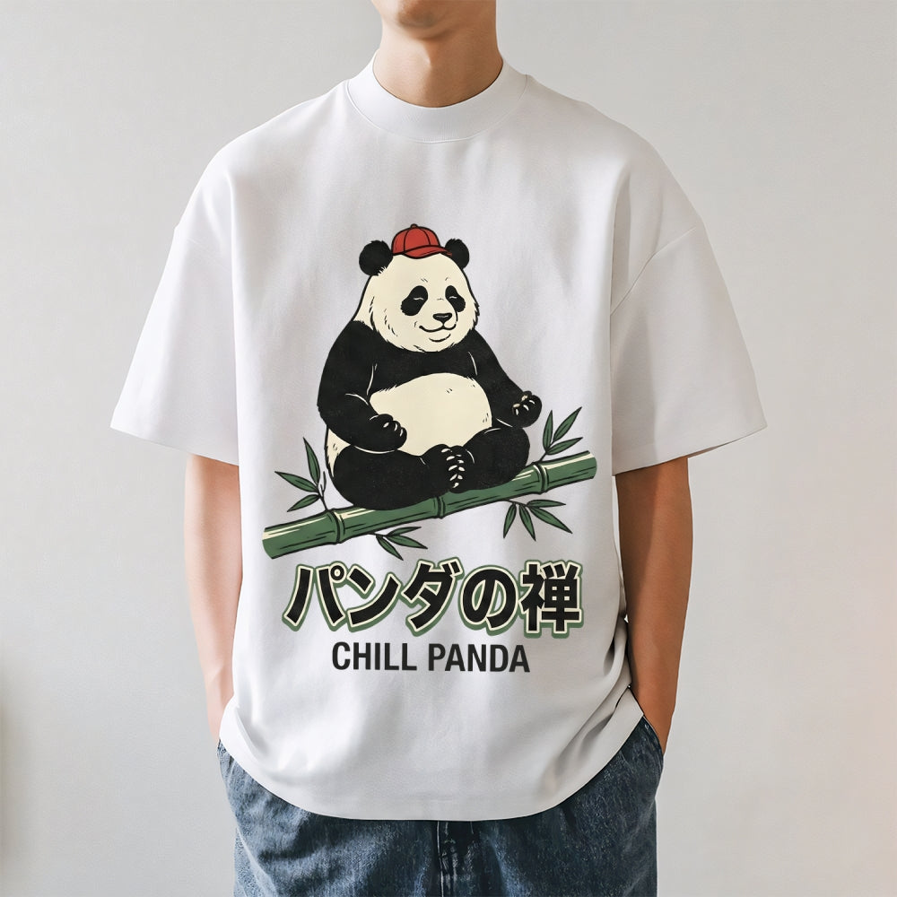 Panda Bamboo Japanese Style Classic Tee