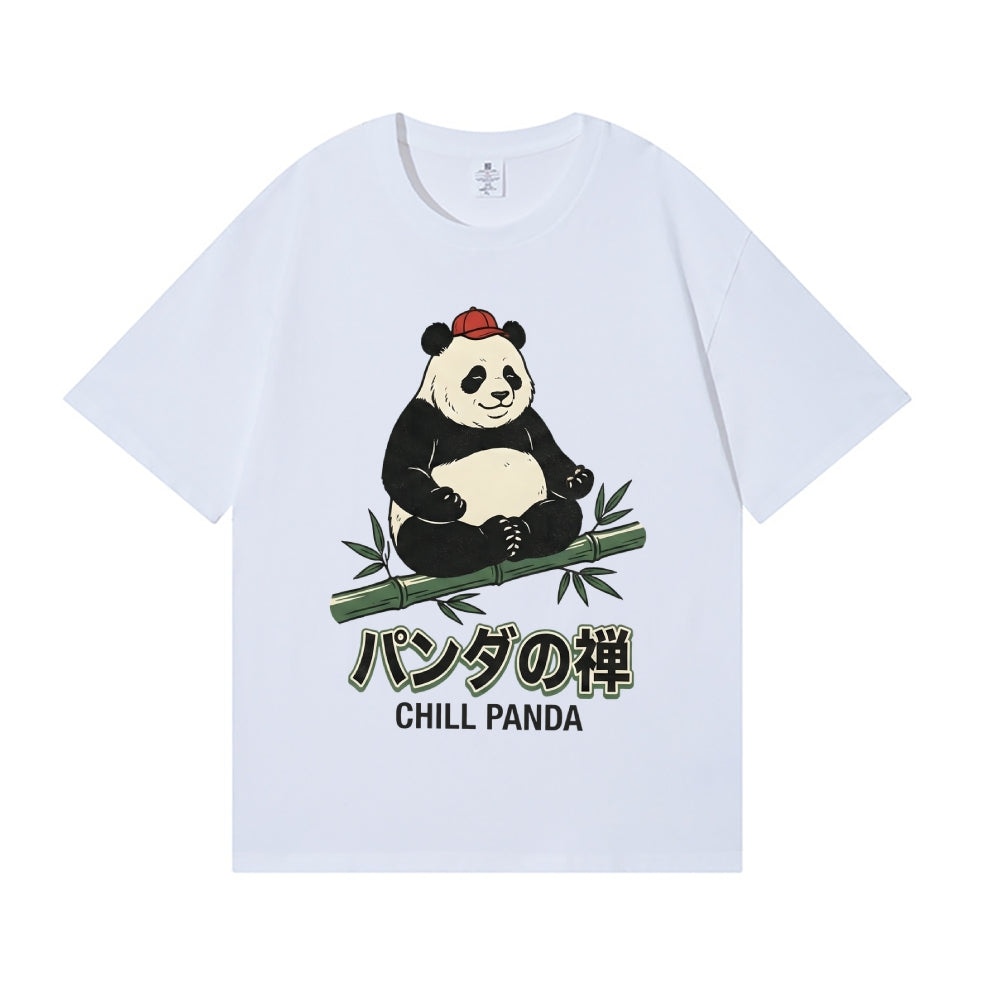 Panda Bamboo Japanese Style Classic Tee