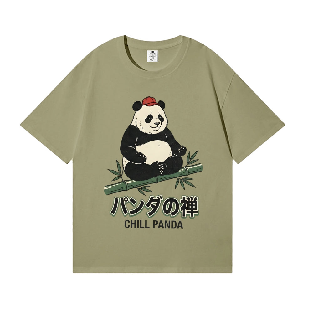 Panda Bamboo Japanese Style Classic Tee