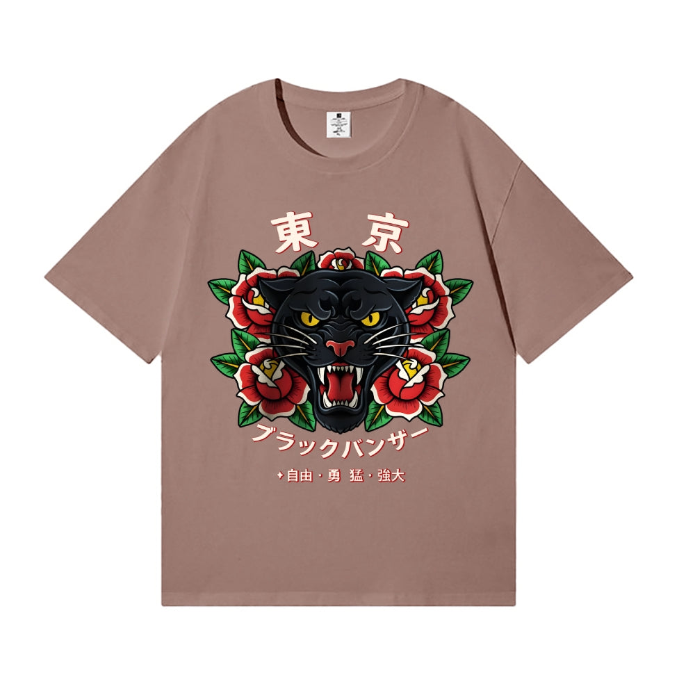 Black Panther Japanese Style Classic Tee