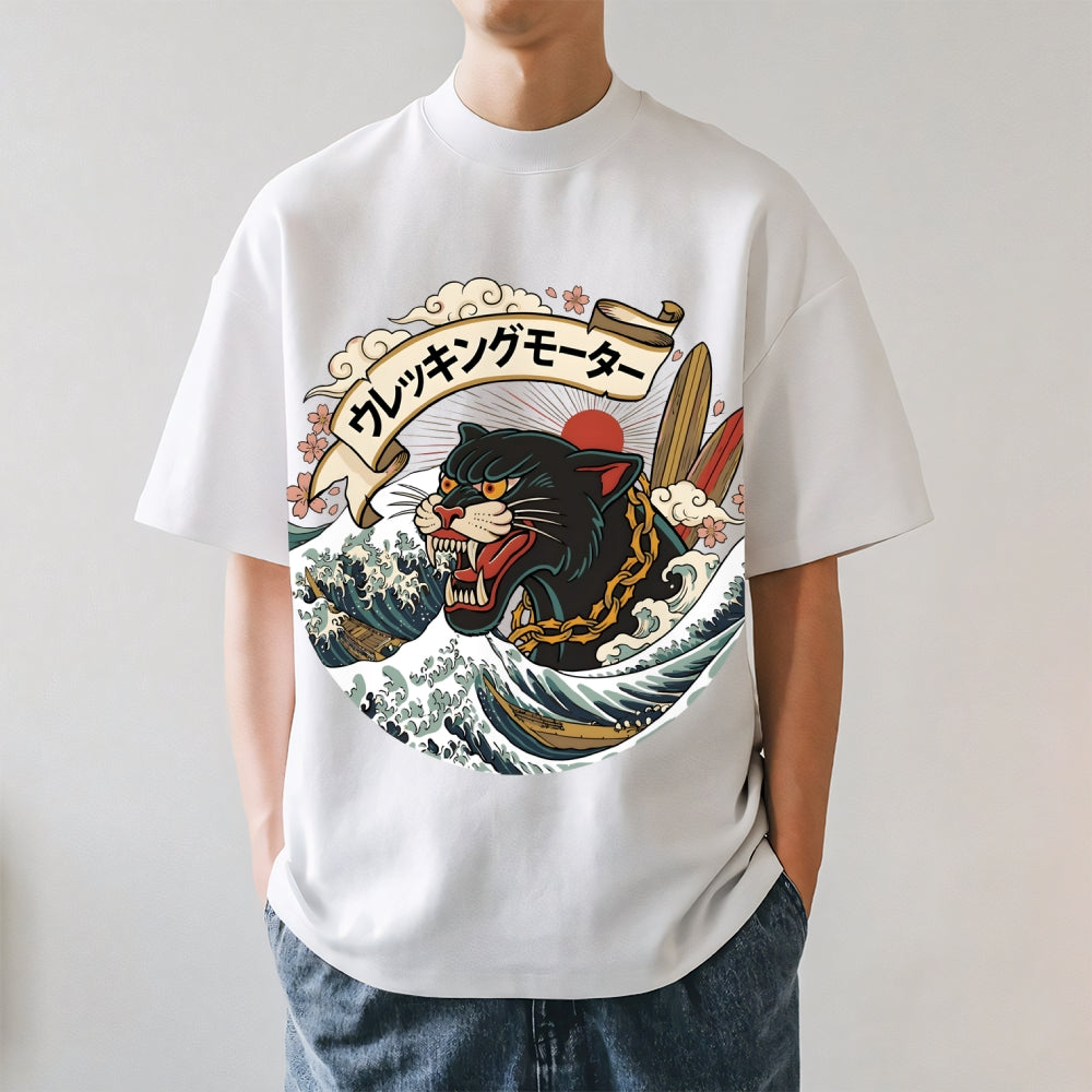 Black Panther Japanese Style Classic Tee
