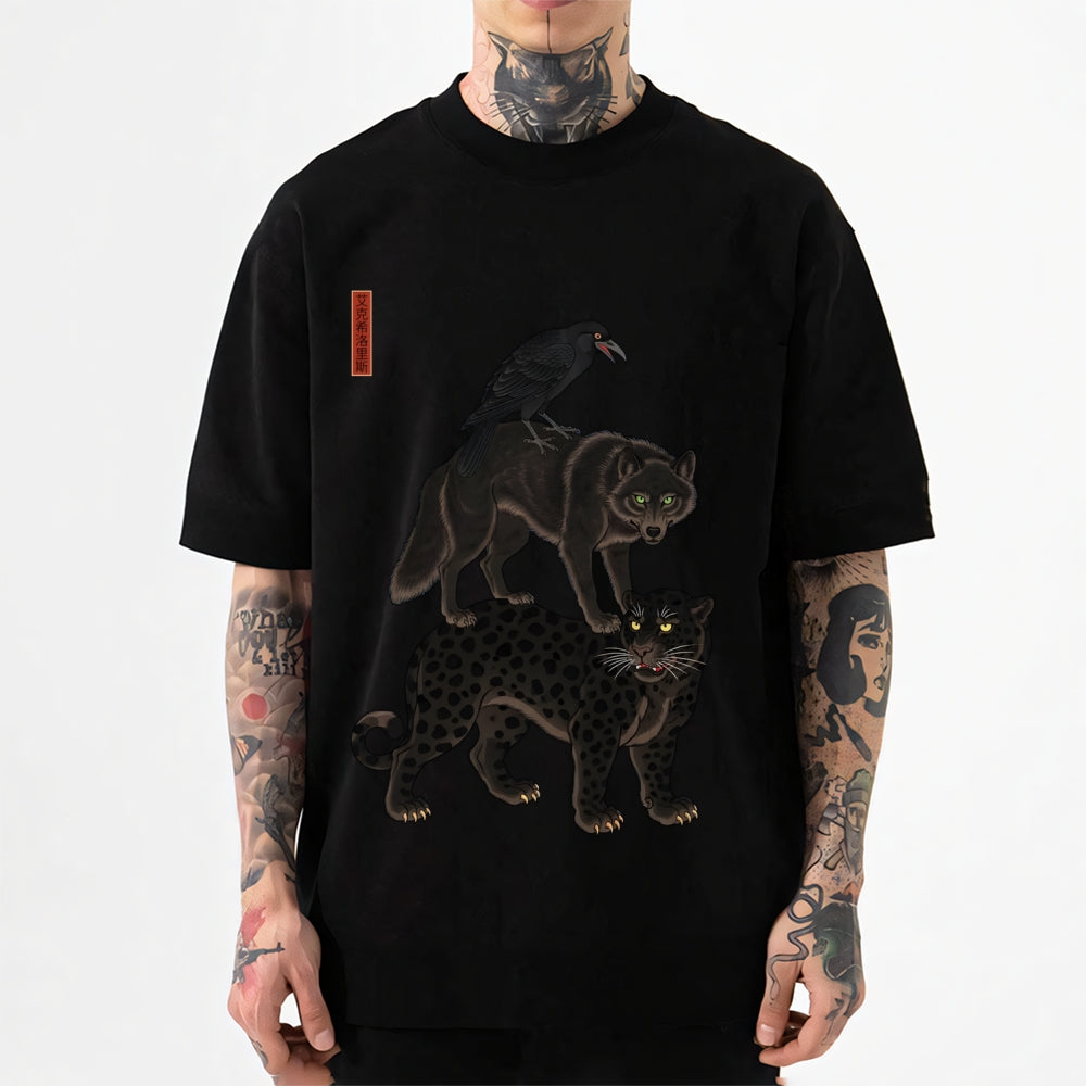 Black Panther Japanese Style Classic Tee