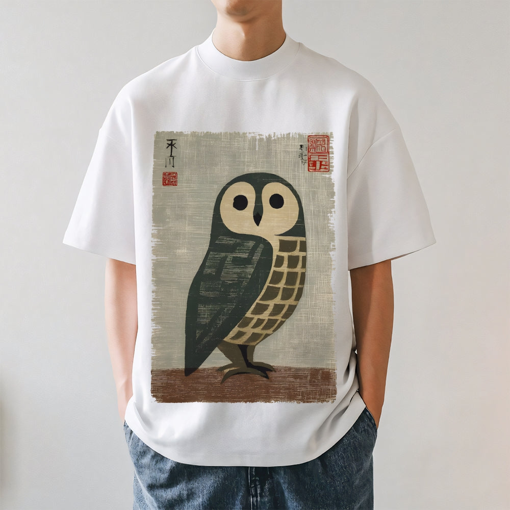 Owl Japanese Style Classic Tee