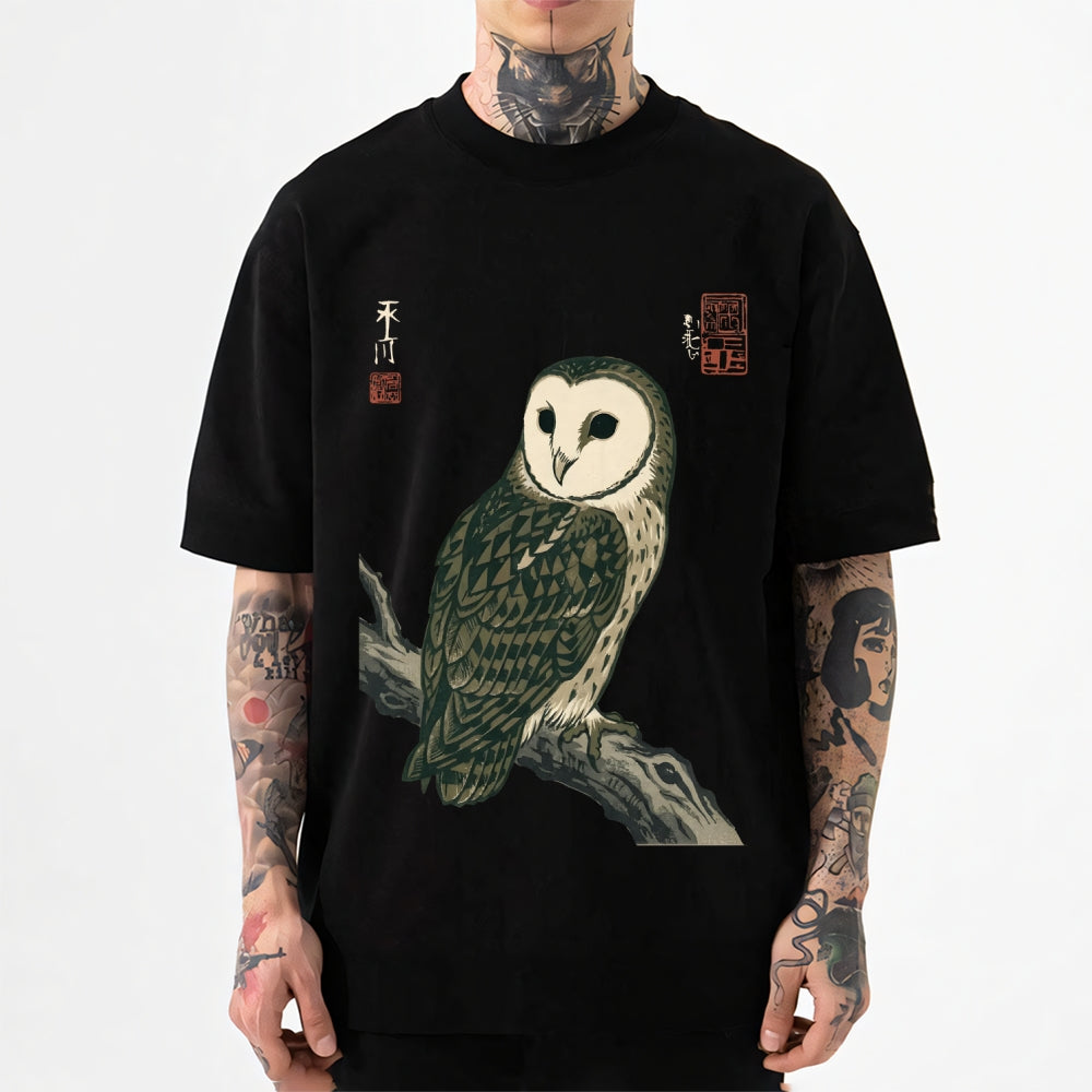 Owl Japanese Style Classic Tee