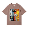 Abstract Cat Japanese Style Classic Tee