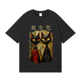 Abstract Cat Japanese Style Classic Tee