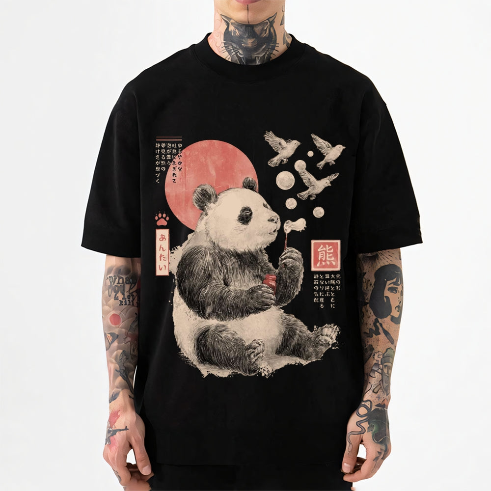 Panda Japanese Style Classic Tee
